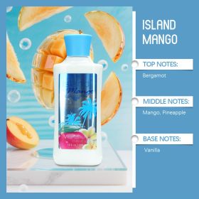 12-Fragrance Body Lotion, 10 Oz Per Bottle, Moisturizing And Fragrant Body Lotion, 12-hour Long-lasting Hydration, Contains Aloe Vera And Vitamin (Option: ISLAND MANGO)
